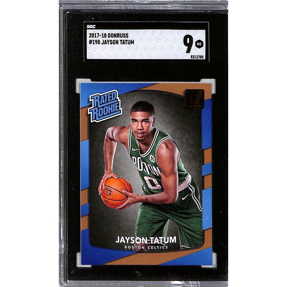 2017-18 Donruss Jayson Tatum Rookie Sgc 9 (1 of 2)