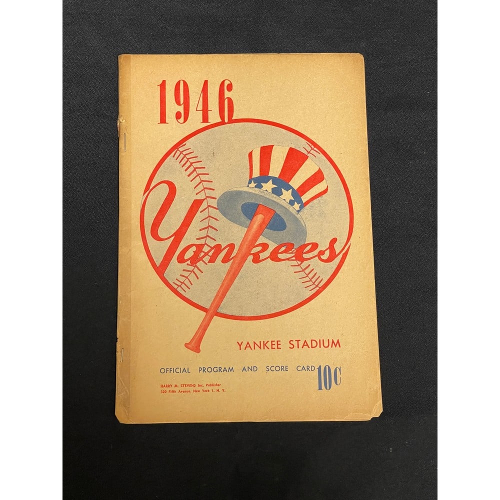 1946 Ny Yankees Scorecard (1 of 3)
