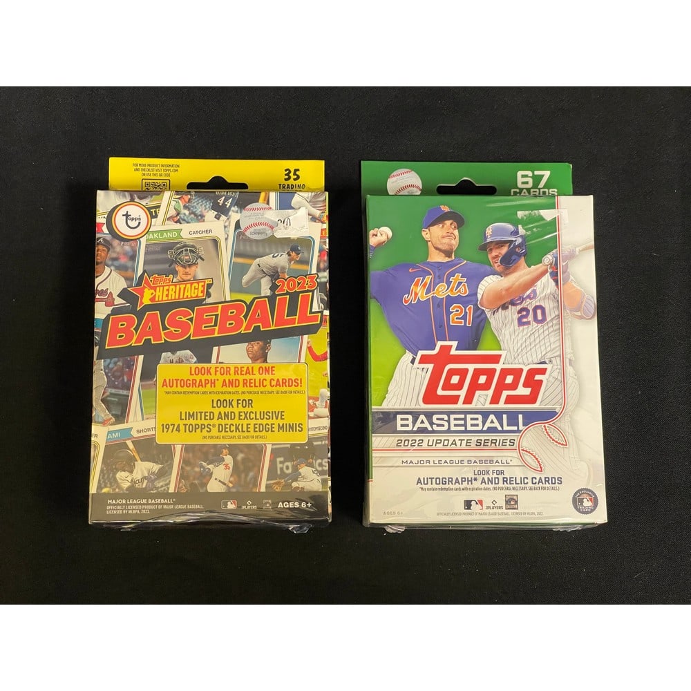(2) Factory Sealed Baseball Hanger Boxes (1 of 1)