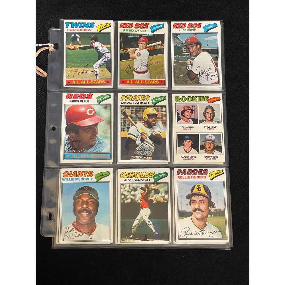 (18) Different 1977 Topps Baseball Cards (1 of 2)