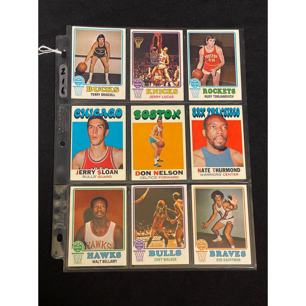(9) Vintage Basketball Cards (1 of 2)