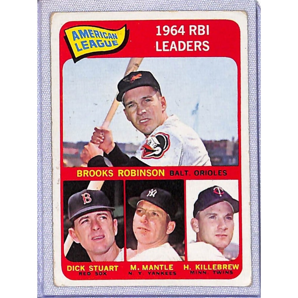 1965 Rbi Leaders Mickey Mantle: 1965 Rbi Leaders Mickey Mantle