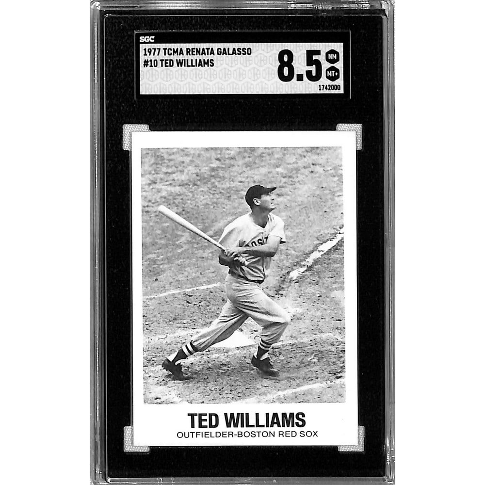 1977 Tcma Renata Ted Williams Sgc 8.5: 1977 Tcma Renata Ted Williams Sgc 8.5