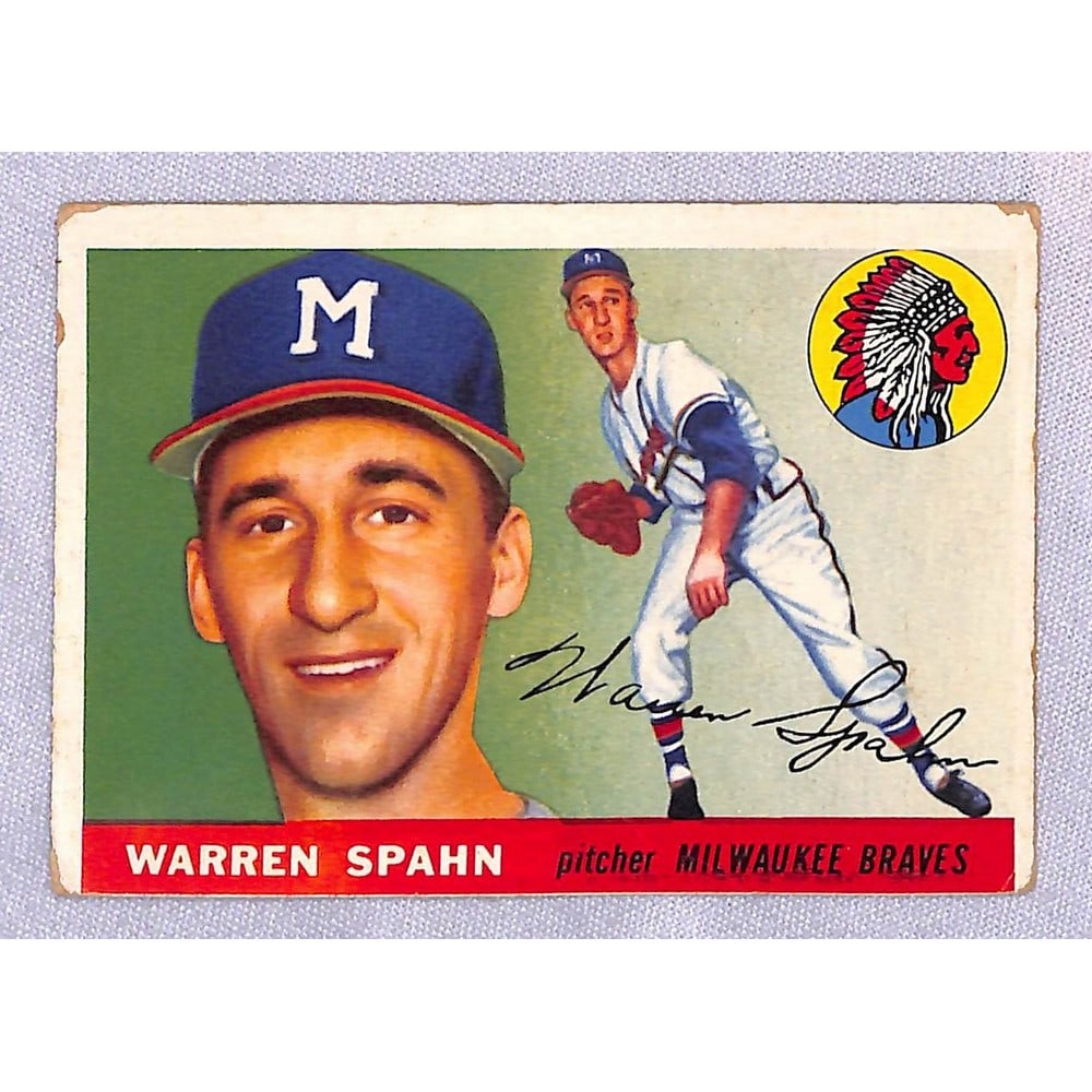 1955 Topps Warren Spahn (1 of 2)