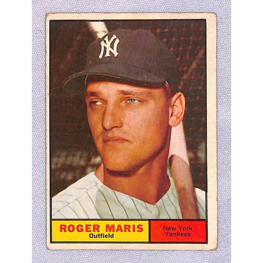 1961 Topps Crease Free Roger Maris: 1961 Topps Crease Free Roger Maris