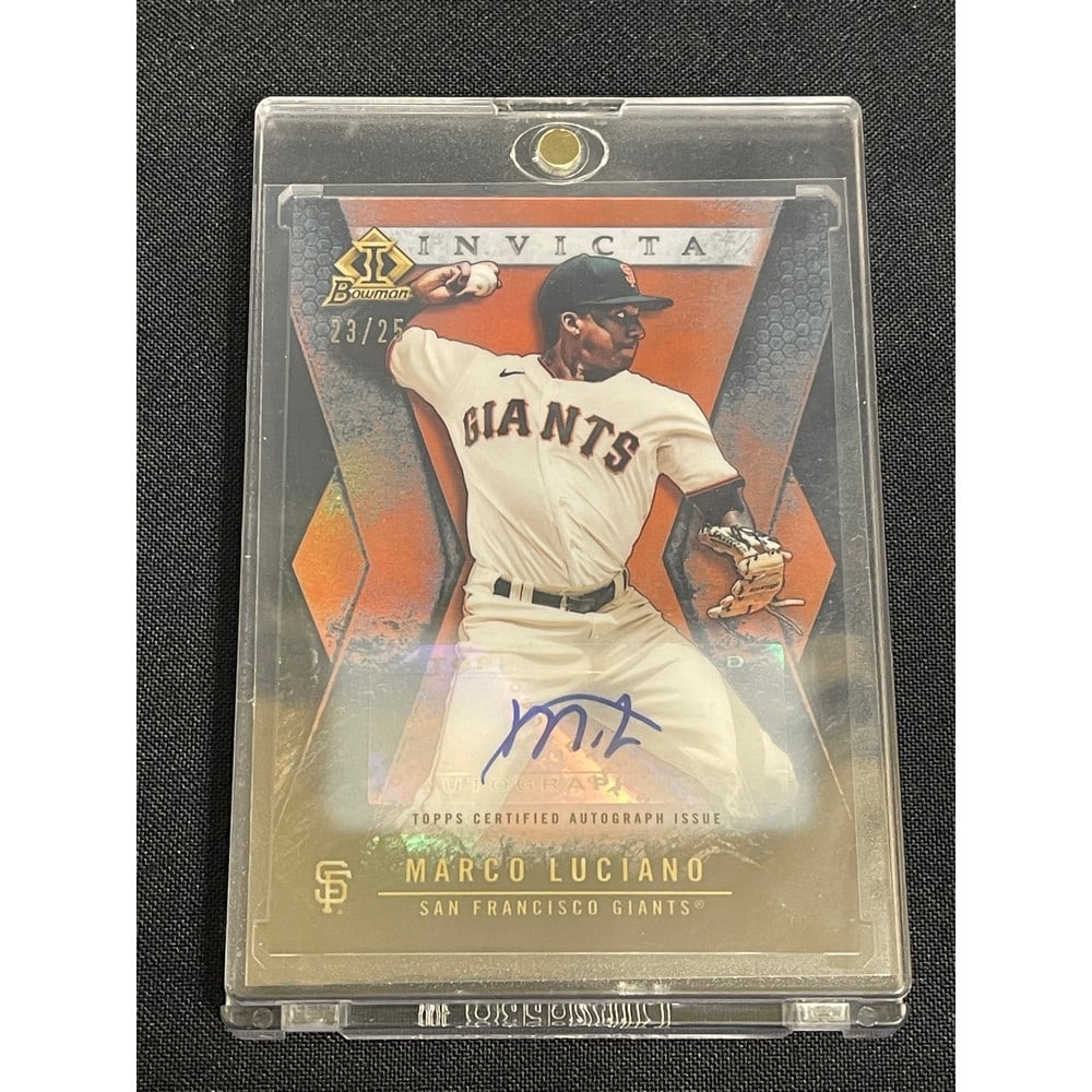 2021 Bowman Invicta Marco Luciano Rc Auto 23/25: 2021 Bowman Invicta Marco Luciano Rc Auto 23/25