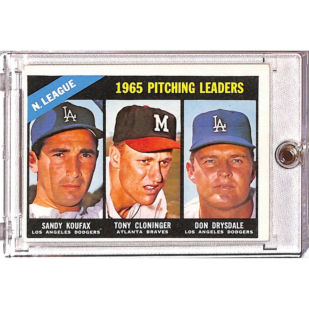 1966 Topps Leader Card Koufax/drysdale (1 of 2)