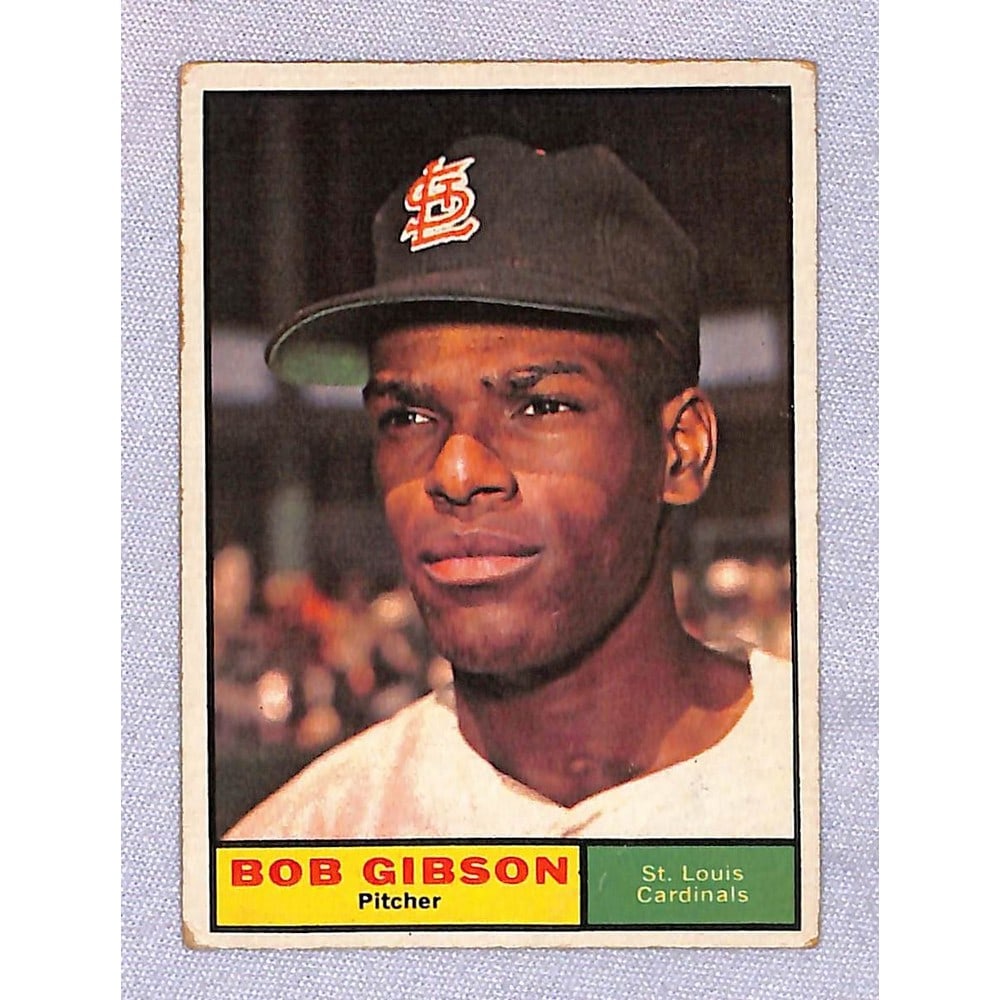 1961 Topps Bob Gibson: 1961 Topps Bob Gibson