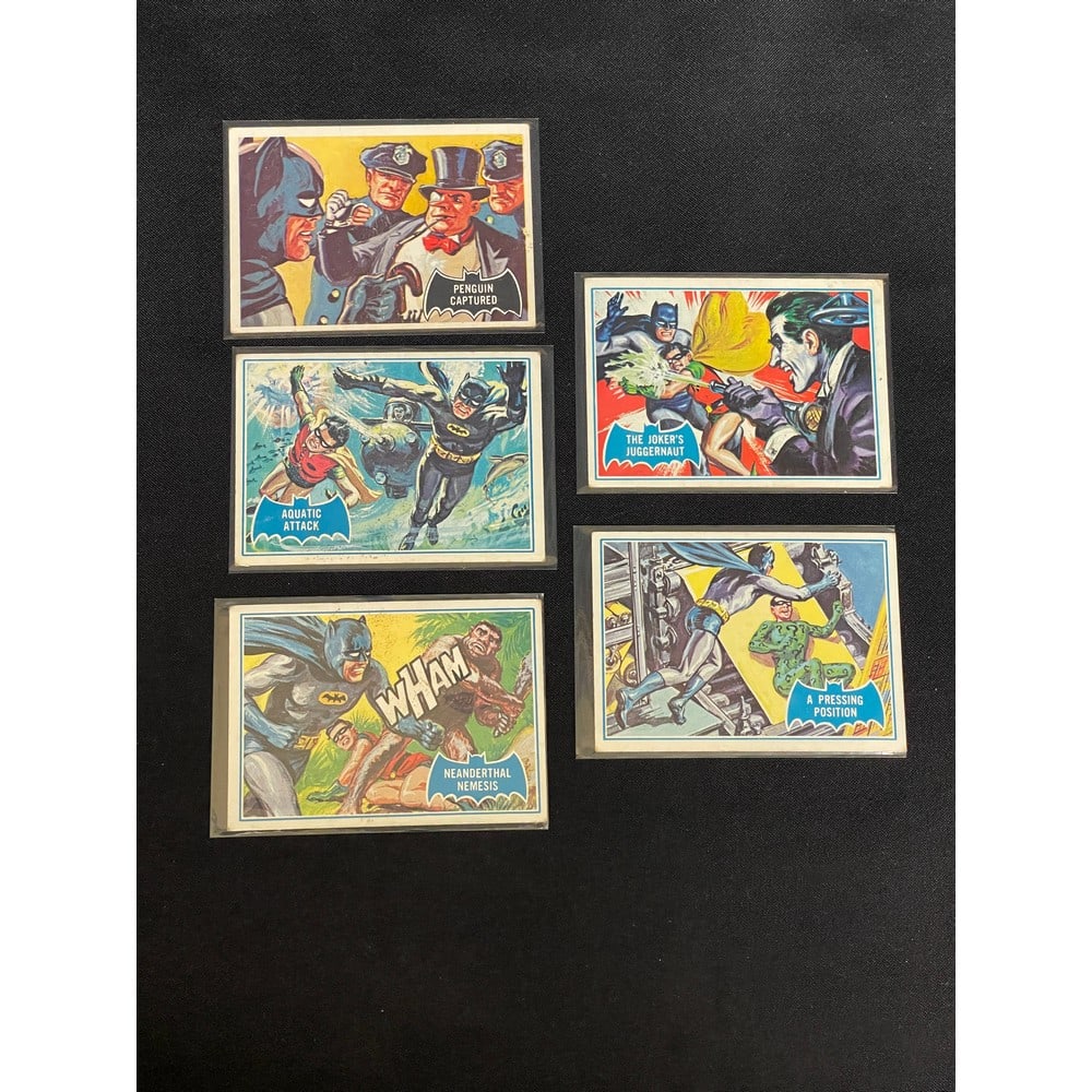 (9) 1966 Topps Batman Cards (1 of 3)