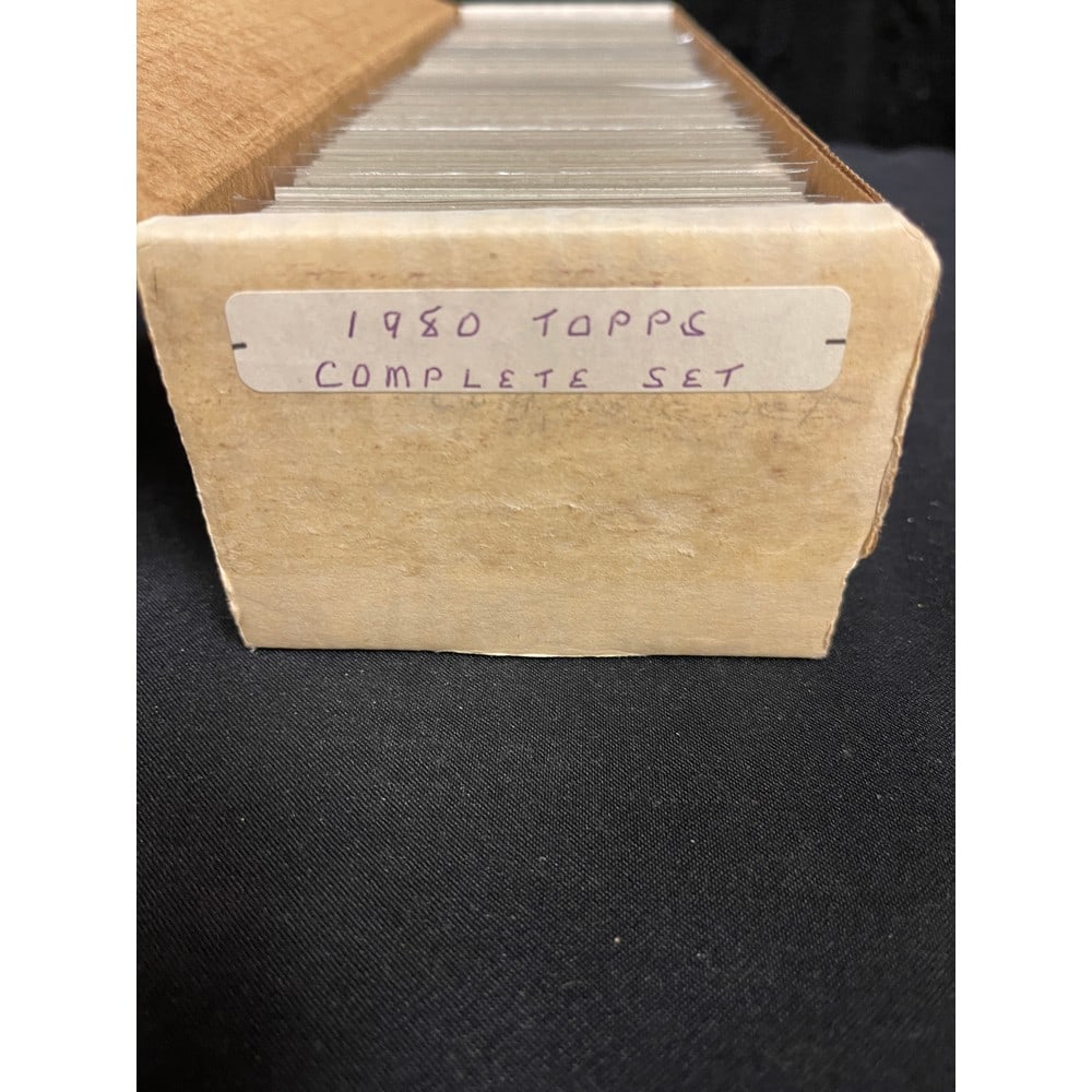 High Grade 1980 Topps Baseball Complete Set (1 of 4)