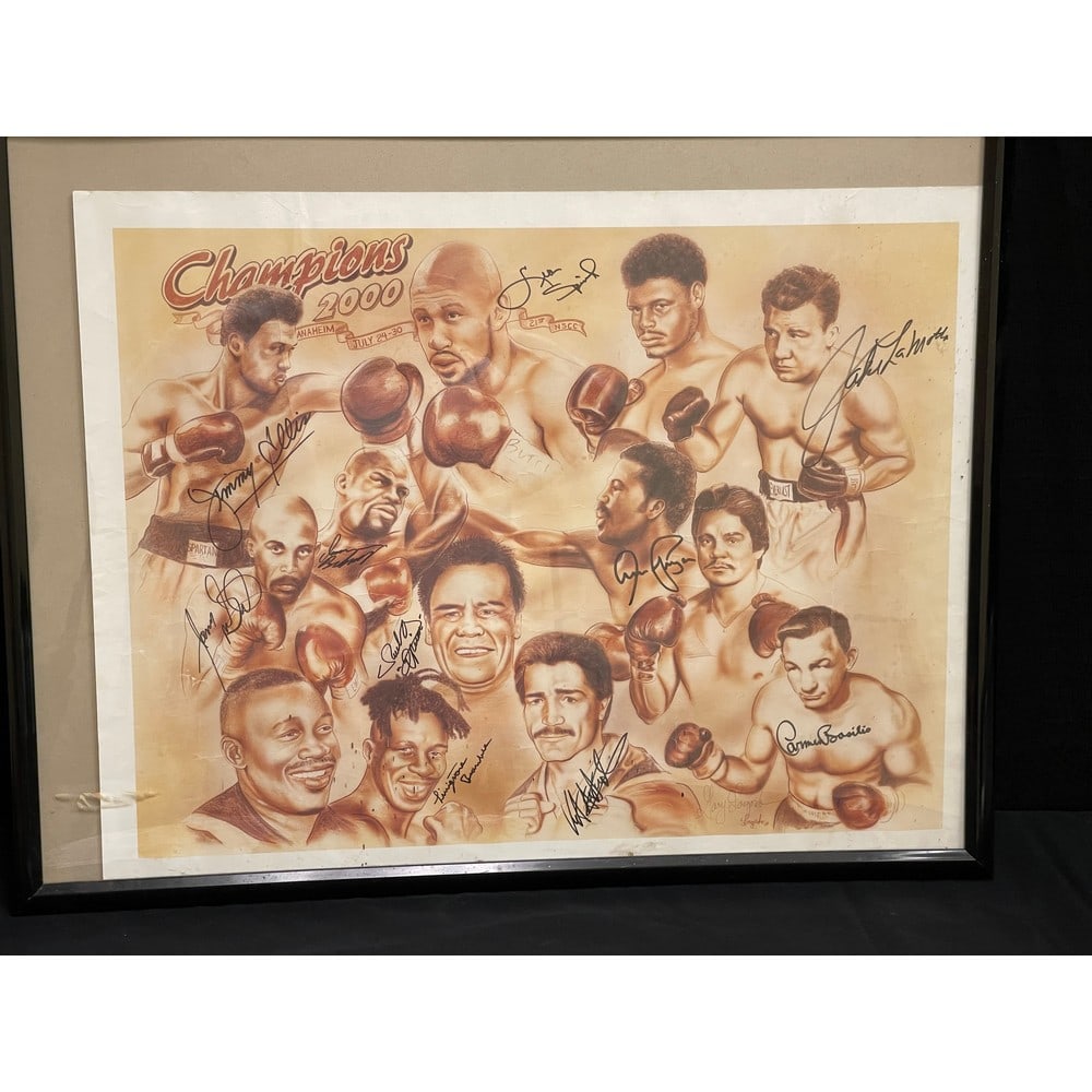 16x20 Multi Signed Bxing Champions Photo Jsa Loa (1 of 3)