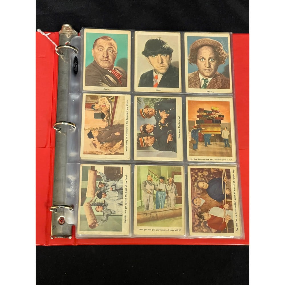 1959 Fleer Three Stooges Complete Set (1 of 9)