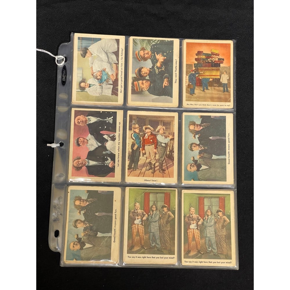 (27) 1959 Fleer Three Stooges Cards (1 of 3)