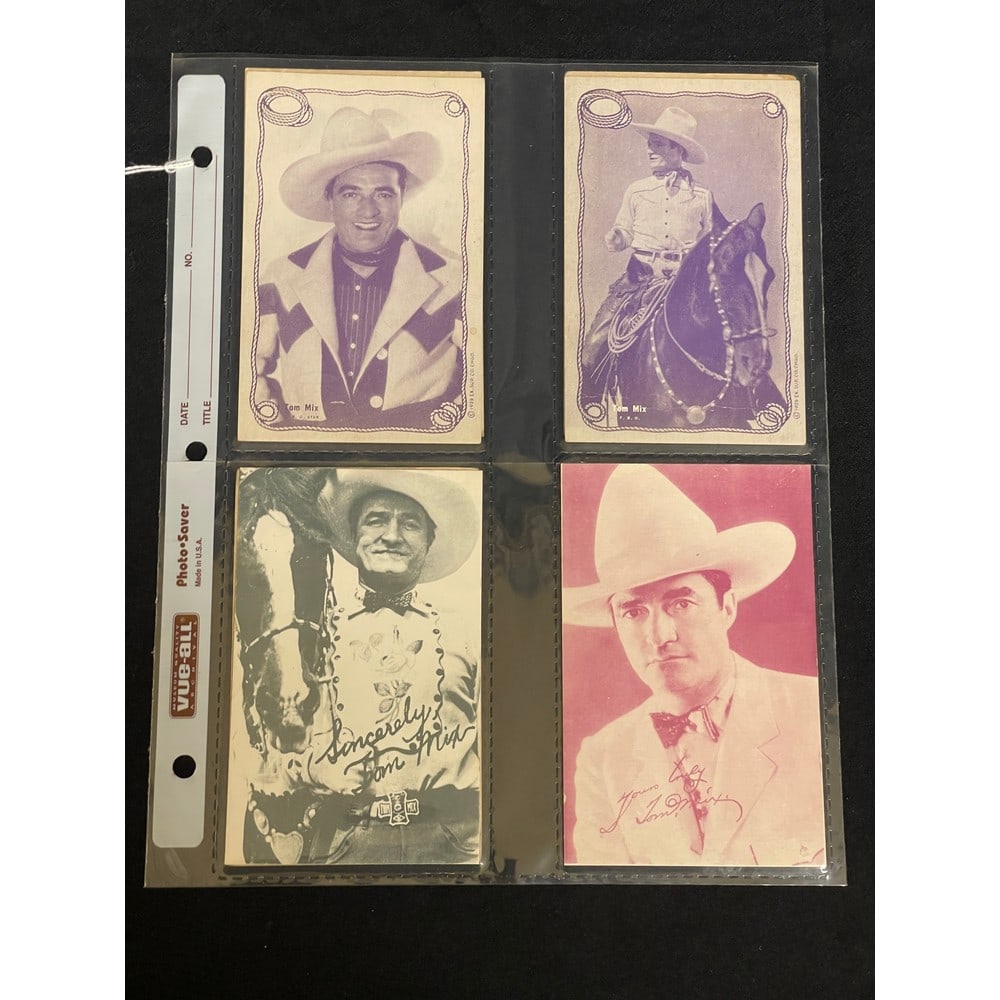 (8) 1920's Tom Mix Exhibit Cards (1 of 2)