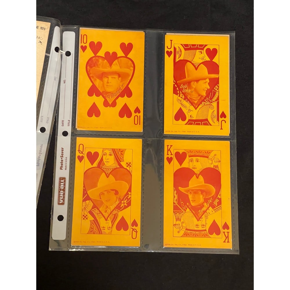 (11) 1928 Exhibit Western Playing Card Style (1 of 2)