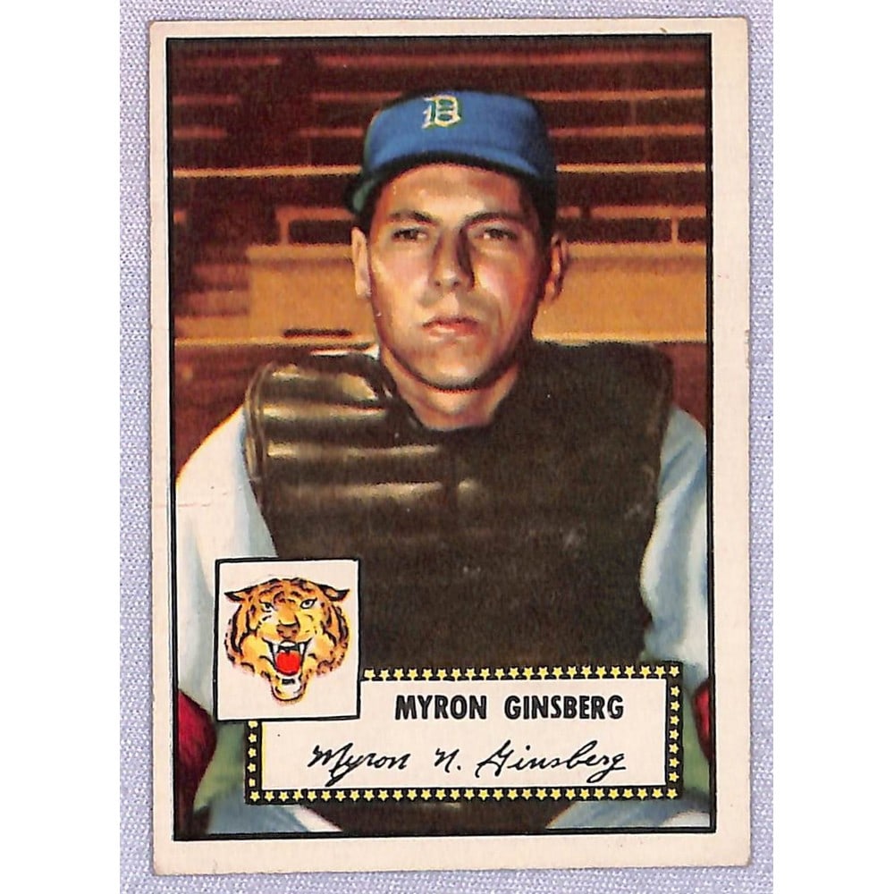1952 Topps Myron Ginsberg Nice Condition (1 of 2)