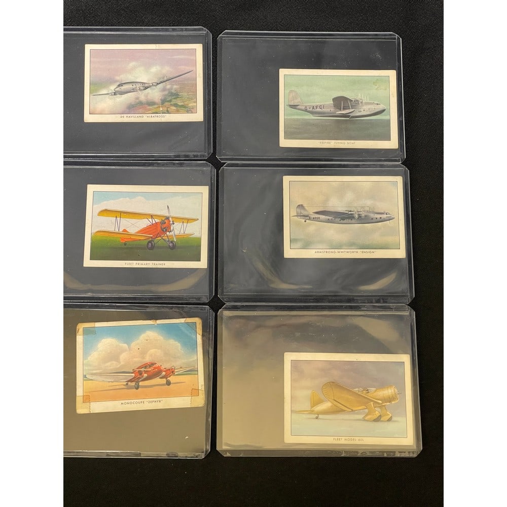 (45) Vintage Wings Cigarettes Airplane Cards (1 of 3)