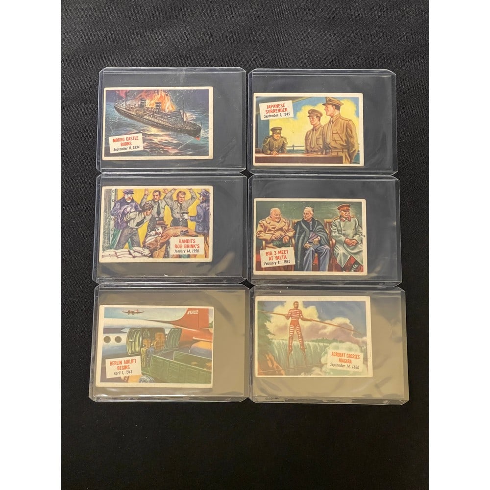 (20) 1954 Topps Scoops Cards (1 of 3)