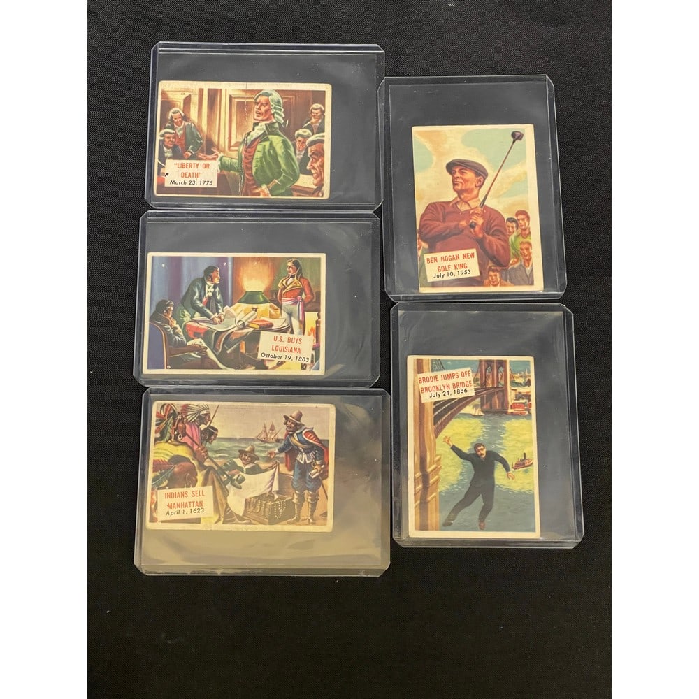 (20) 1954 Topps Scoops Cards (1 of 3)