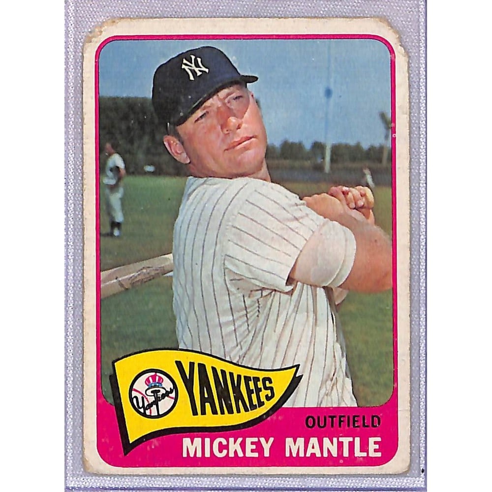 1965 Topps Mickey Mantle Low Grade (1 of 2)