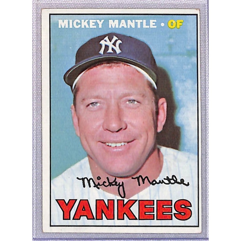 1967 Topps Mickey Mantle Nice Shape (1 of 2)