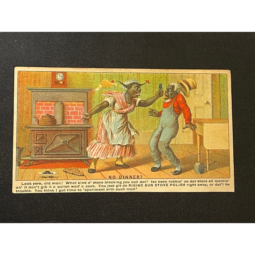 Circa 1880's African American Trade Card (1 of 2)
