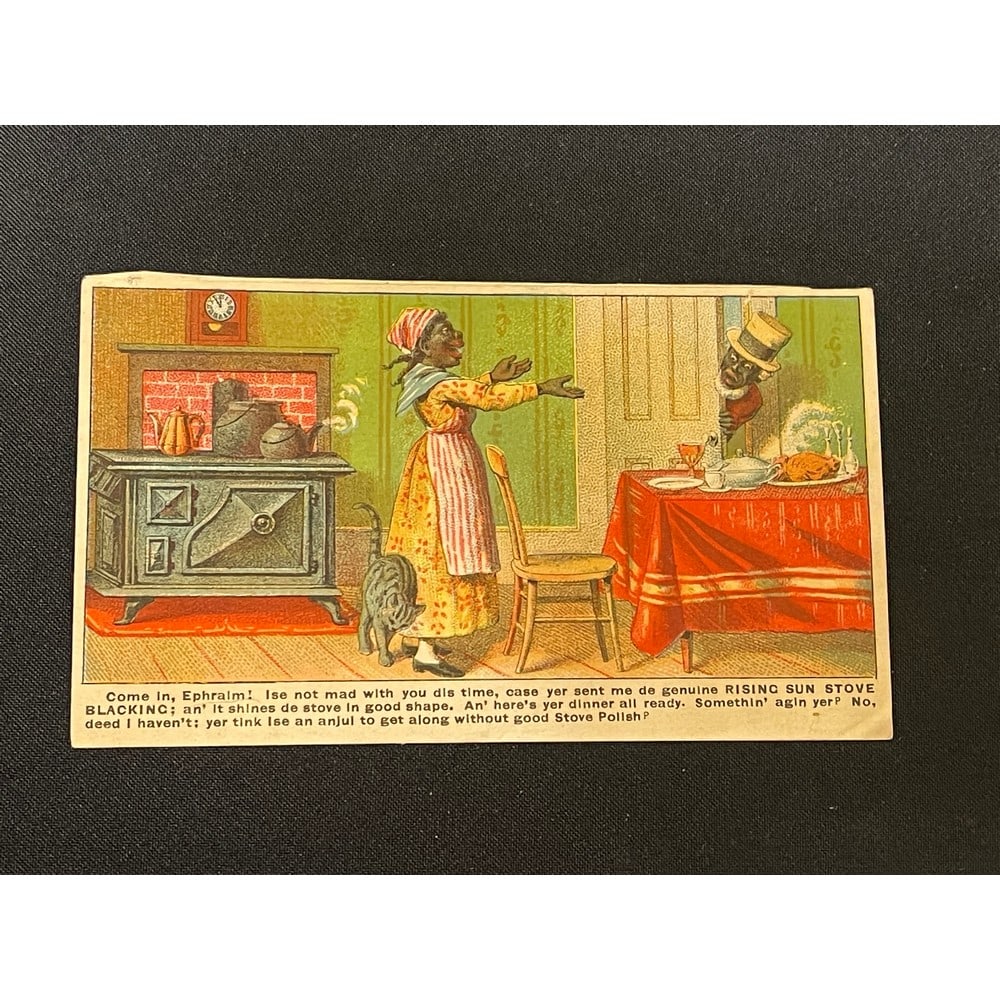 Circa 1880's African American Trade Card (1 of 2)