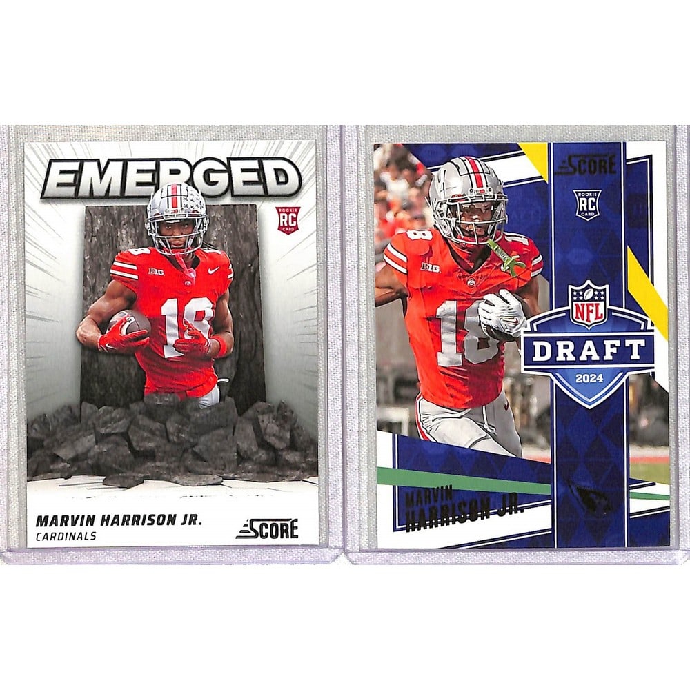 (2) Marvin Harrison Jr. Rookie Cards (1 of 2)