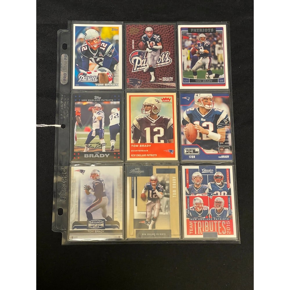 (9) Tom Brady Early Year Cards (1 of 2)
