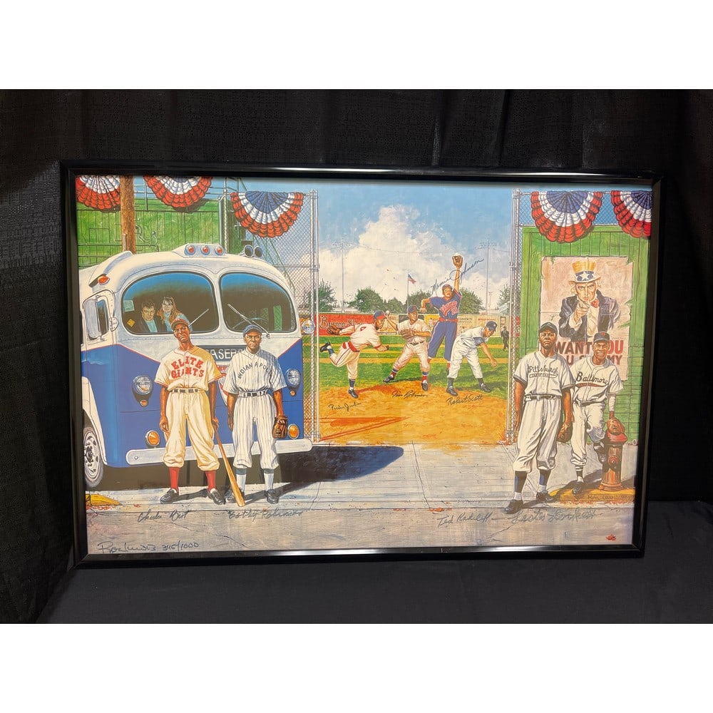 Ron Lewis Negro League Signed Print (1 of 5)
