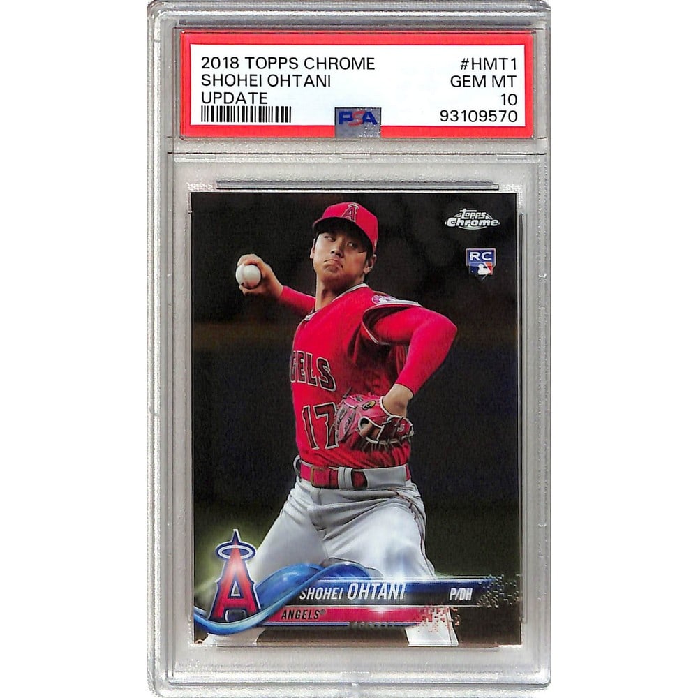 2018 Topps Chrome Shohei Ohtani Update Psa 10 (1 of 2)