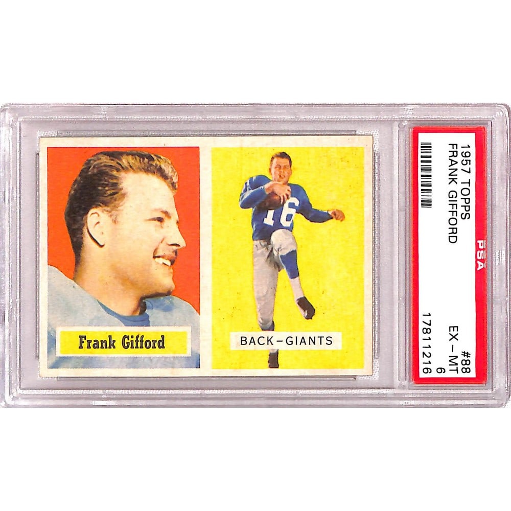 1957 Topps Frank Gifford Psa 6 (1 of 2)
