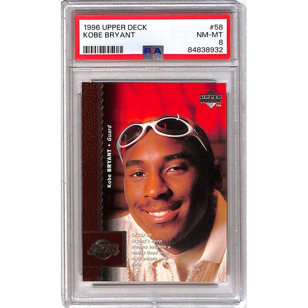 1996 Upper Deck Kobe Bryant Rookie Psa 8 (1 of 2)