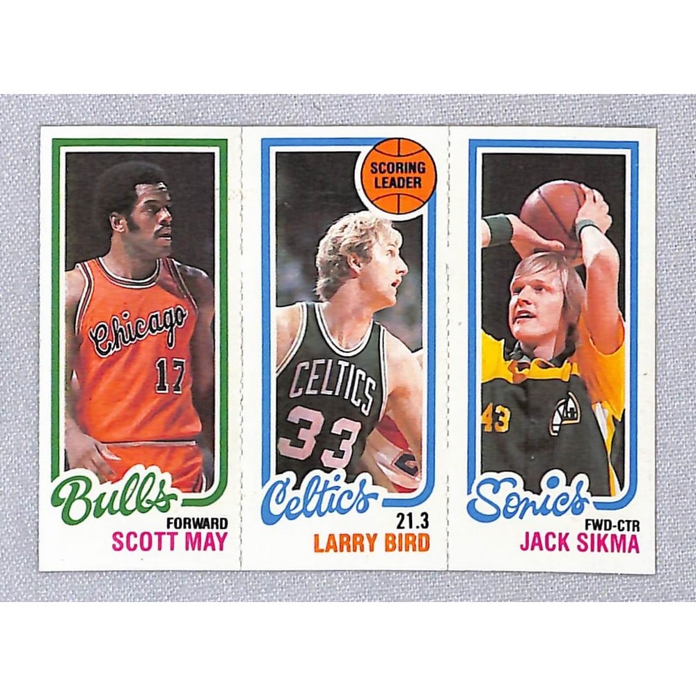 1980-81 Topps Hi Grade Larry Bird Rc Leader (1 of 2)