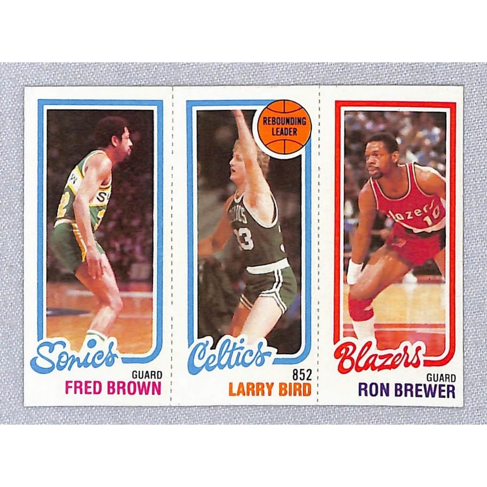 1980-81 Topps Hi Grade Larry Bird Rc Leader (1 of 2)
