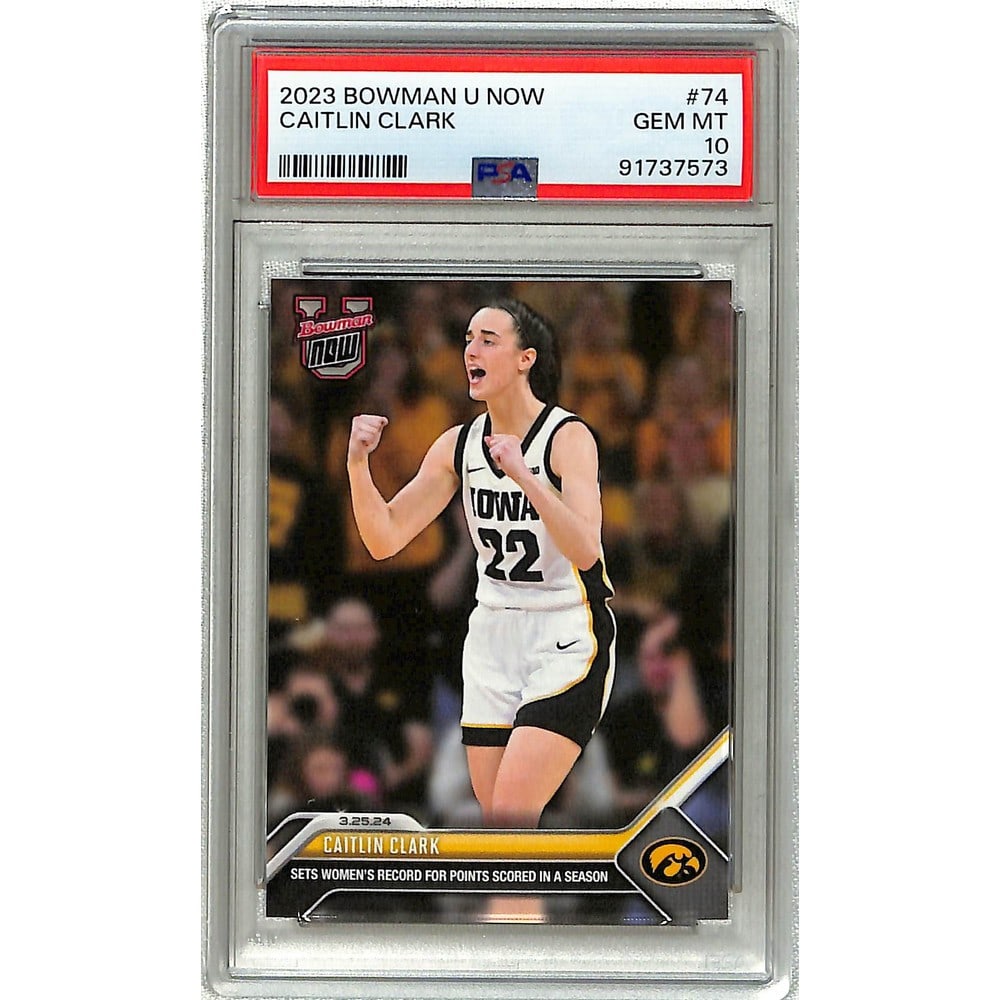 2023 Bowman U Now Caitlin Clark Rc Psa 10 (1 of 2)