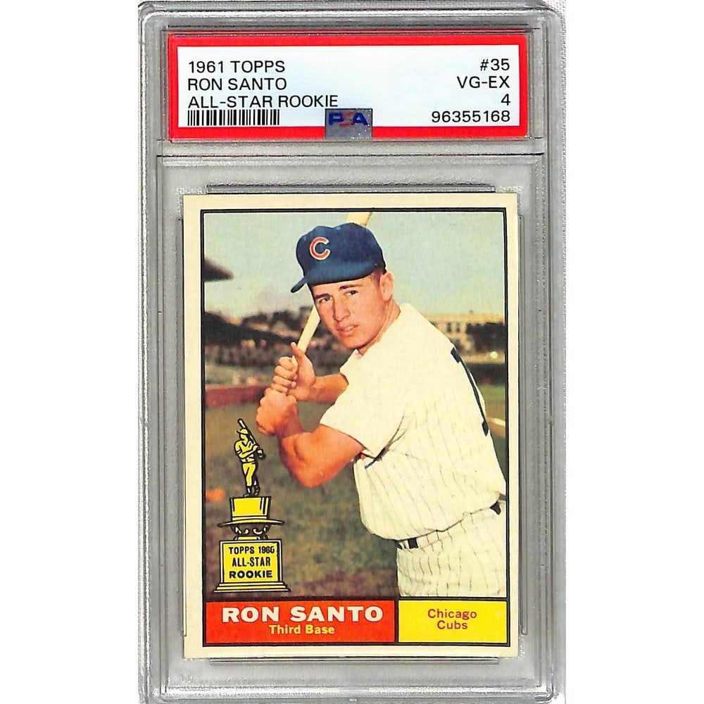 1961 Topps Ron Santo Allstar Rookie Psa 4 (1 of 2)