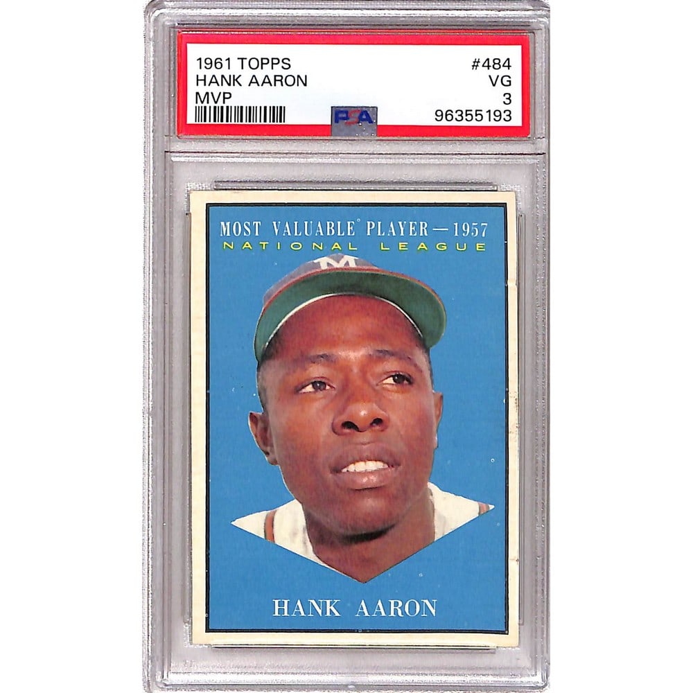 1961 Topps Hank Aaron Allstar Psa 3 (1 of 2)