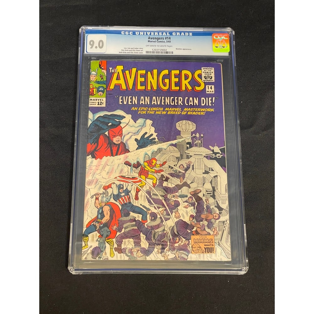 Avengers #14 Marvel Cgc Graded 9.0 (1 of 2)
