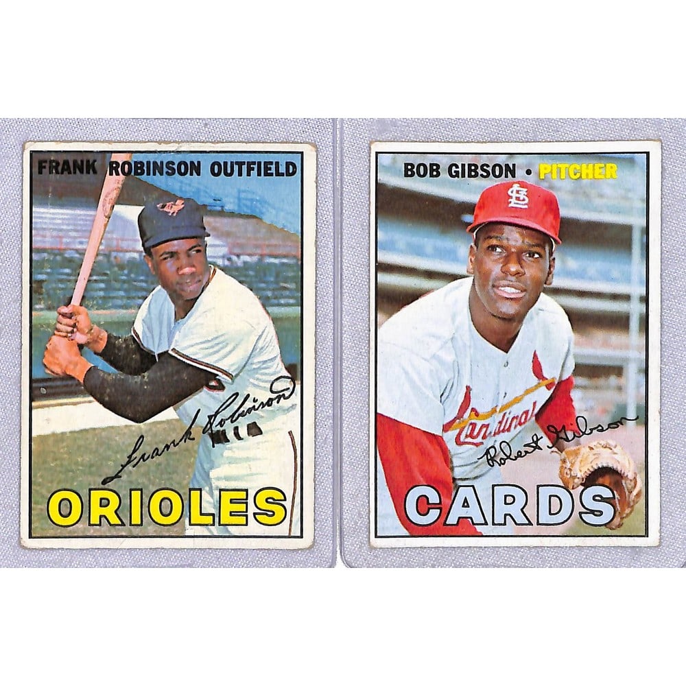 (2) 1967 Topps Baseball Stars/hof (1 of 2)