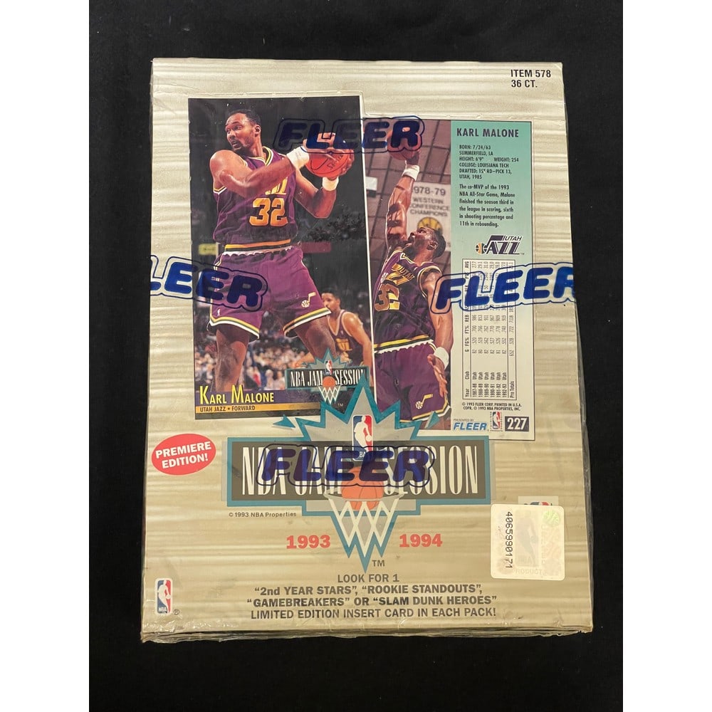1993-94 Fleer Jam Session Factory Sealed Wax Box (1 of 1)