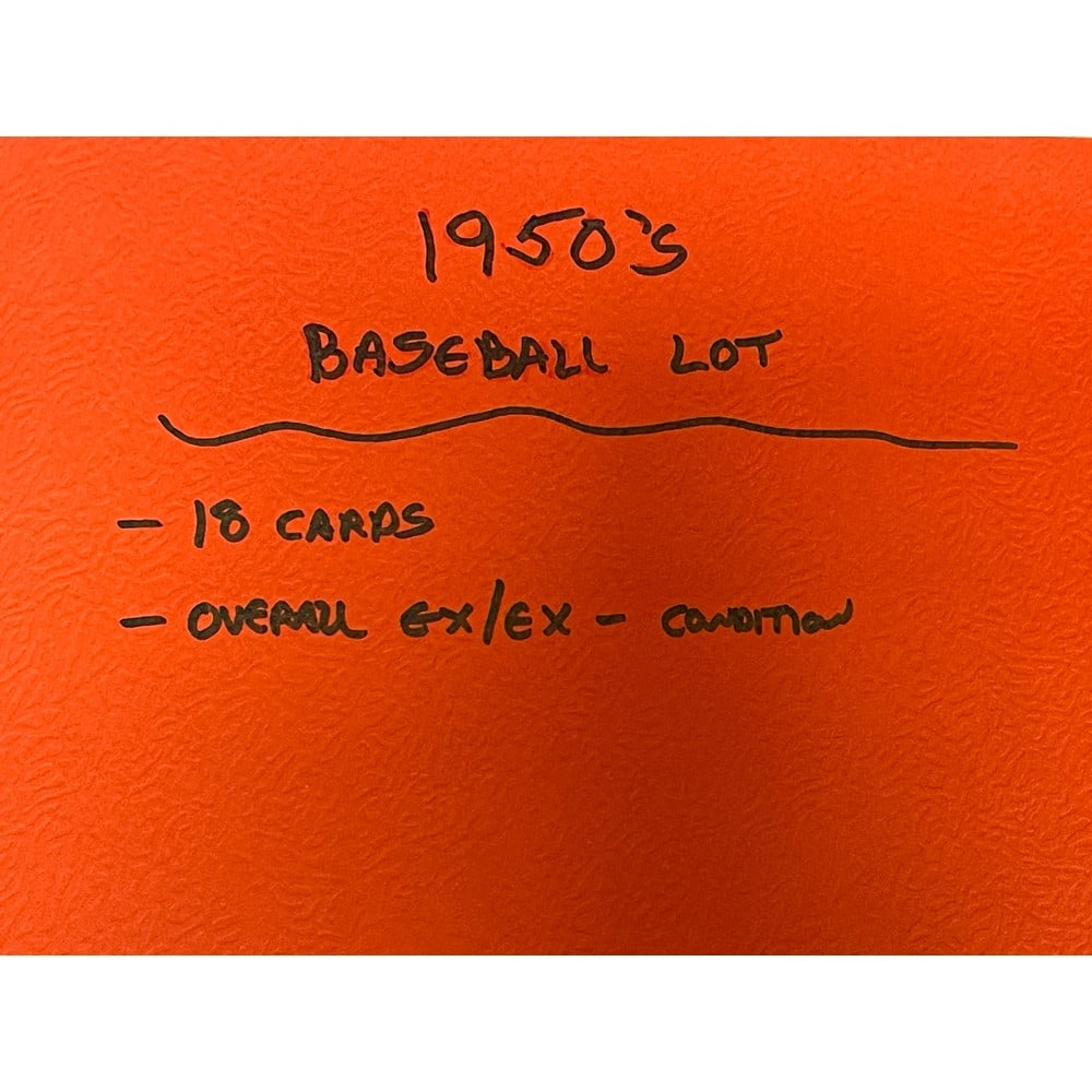 (18) 1950's Baseball Cards: (18) 1950's Baseball Cards