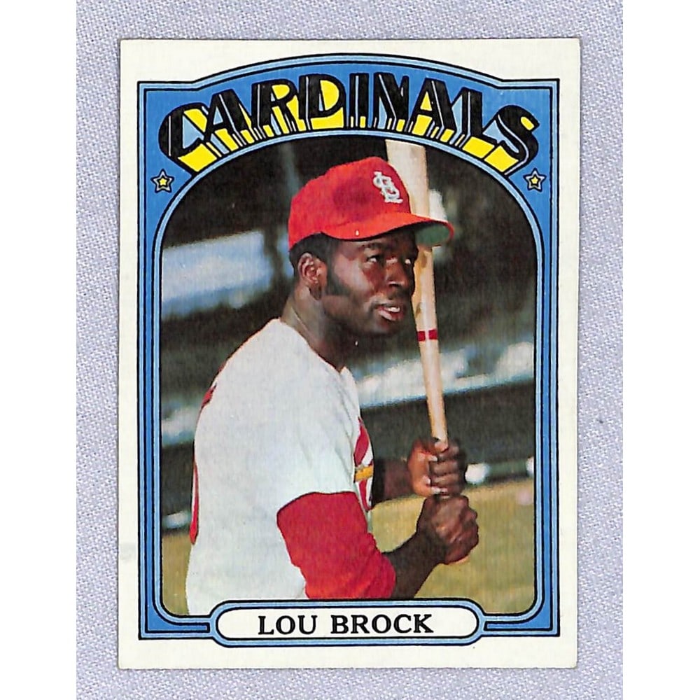 1972 Topps High Grade Lou Brock (1 of 2)