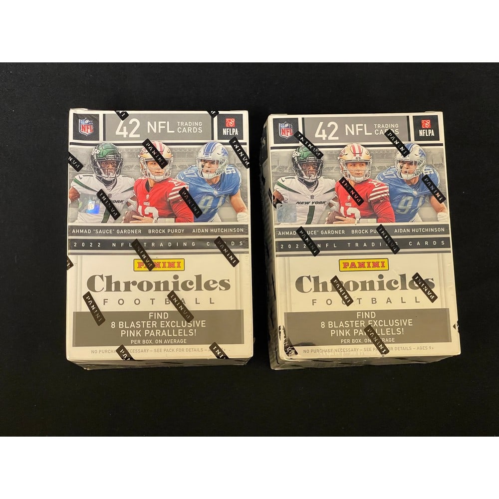 (2) 2022 Chronicles Football Sealed Blasters (1 of 1)