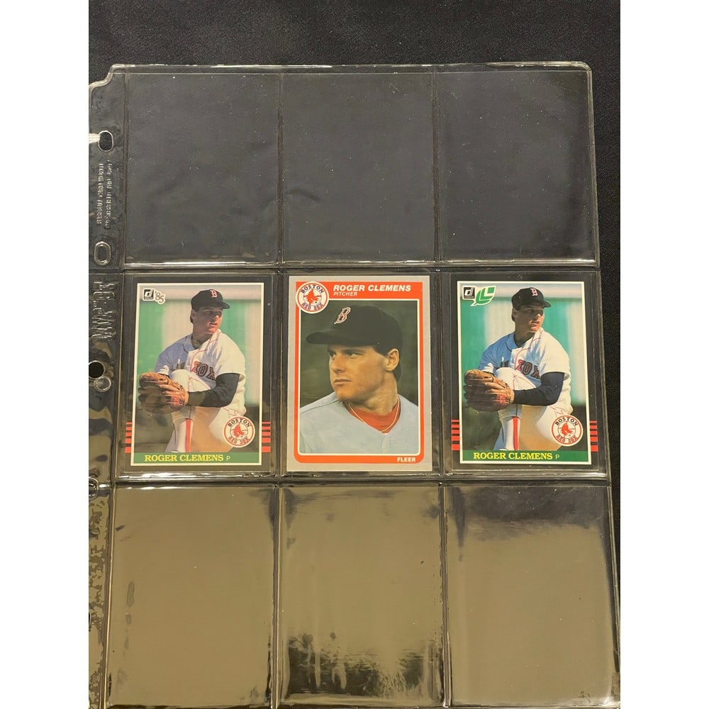 (3) Roger Clemens Rookie Cards (1 of 2)
