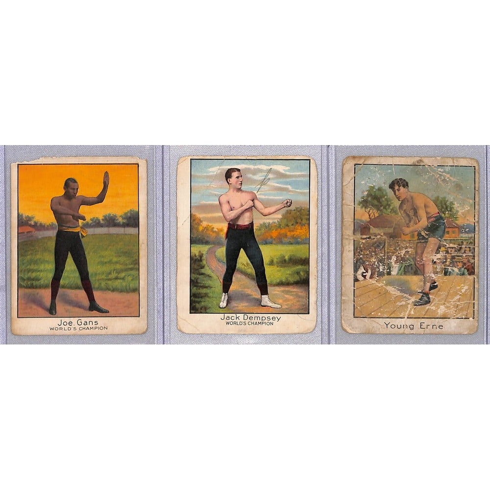 (3) Low Grade 1910 T220 Boxing Stars/hof (1 of 2)
