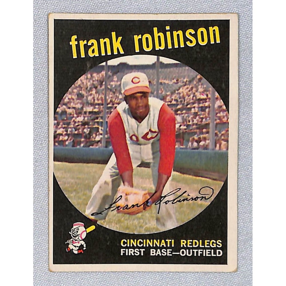 1959 Topps Crease Free Frank Robinson: 1959 Topps Crease Free Frank Robinson