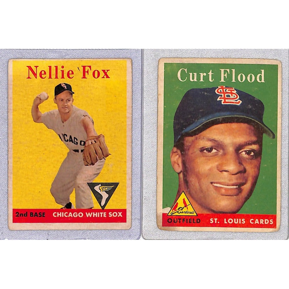 (2)1958 Topps Baseball Stars/hof (1 of 2)