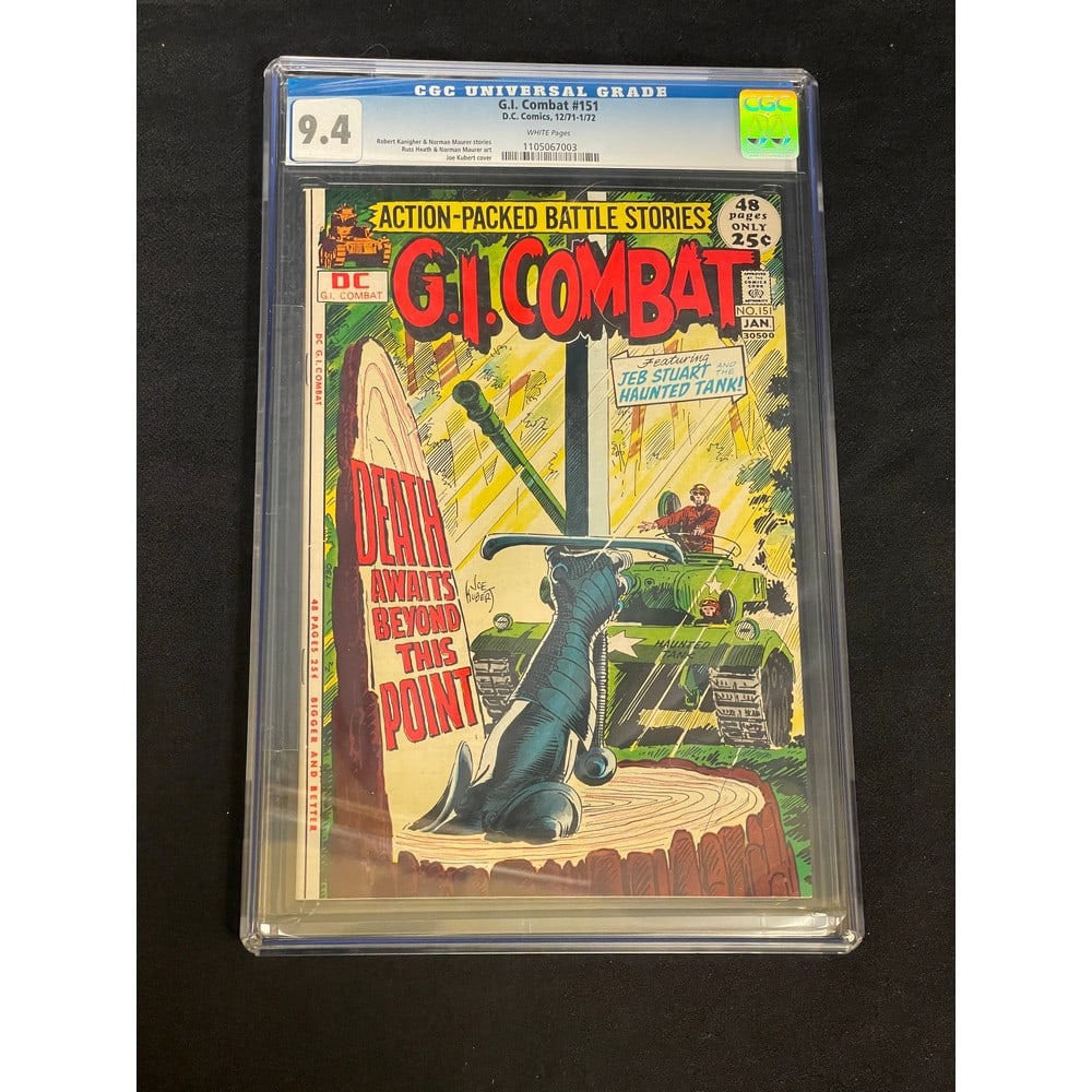 Gi Combat #151 Cgc Graded 9.4: Gi Combat #151 Cgc Graded 9.4