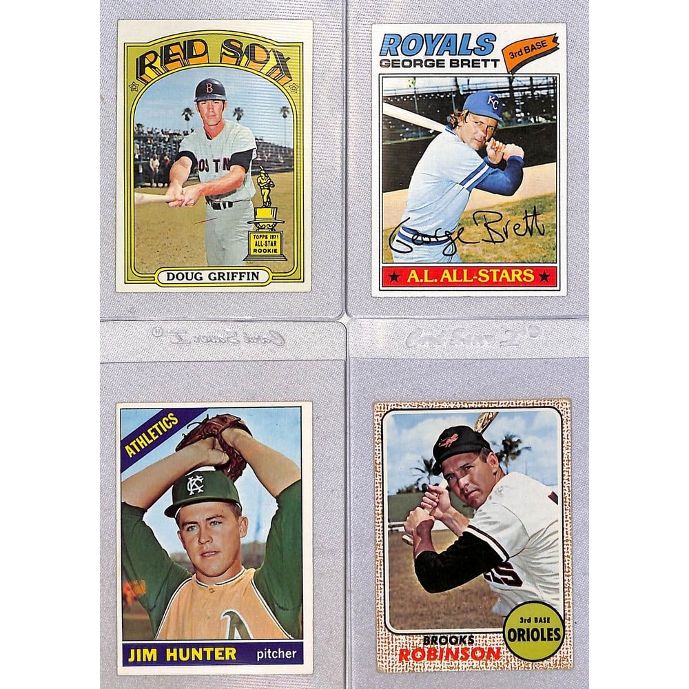 (4) Vintage Hof Baseball Cards (1 of 2)